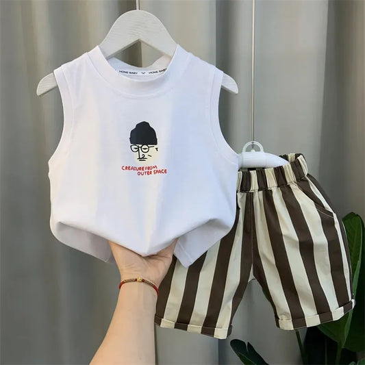 Boys' Baby Summer Clothing Set Streetwear