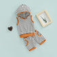 Hooded Striped Set