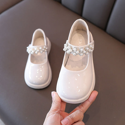 Shoe Polished With Pearls